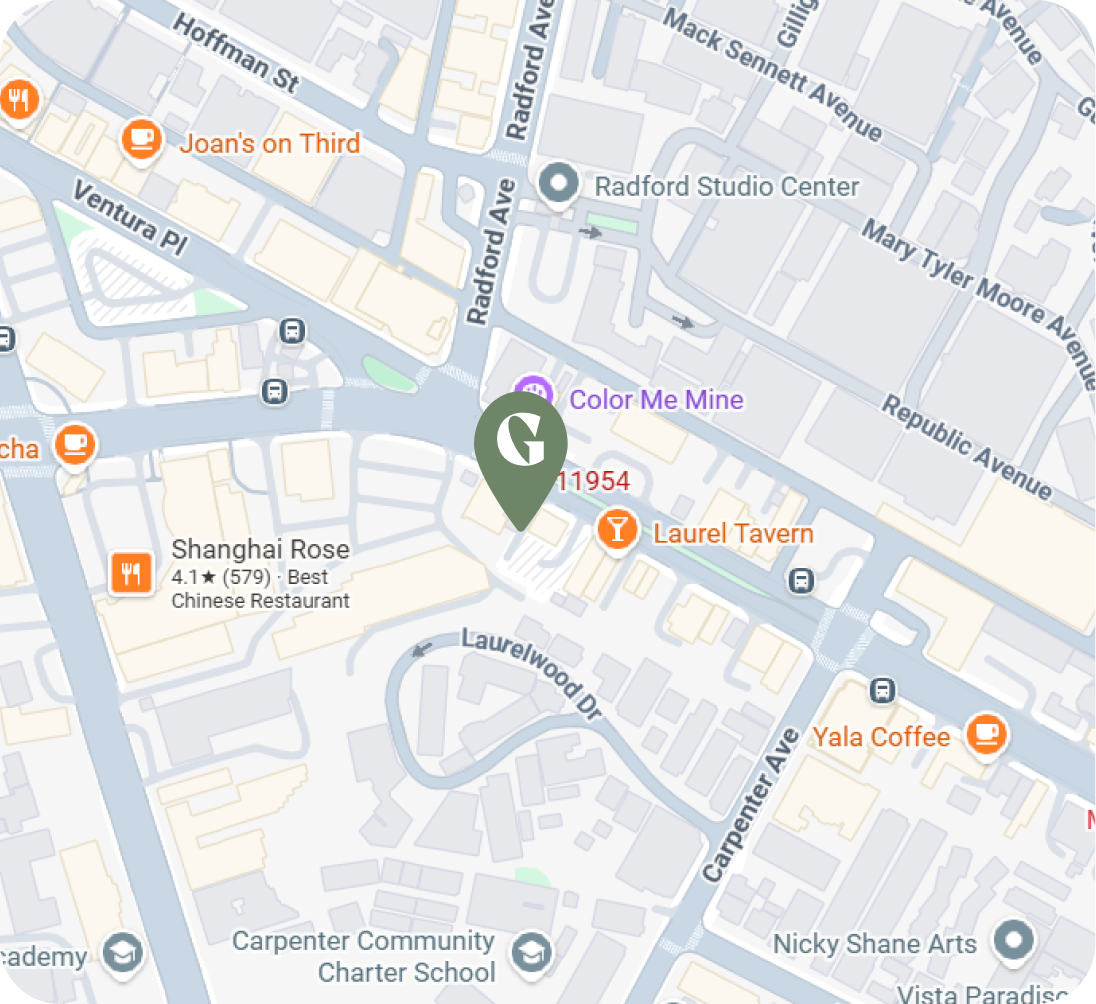 The Gleamery Studio City location map
